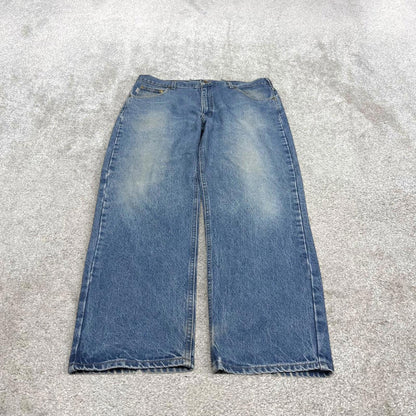 Vintage Carhartt jeans blue 90s skater style W38L30 relaxed denim 5 pocket pants