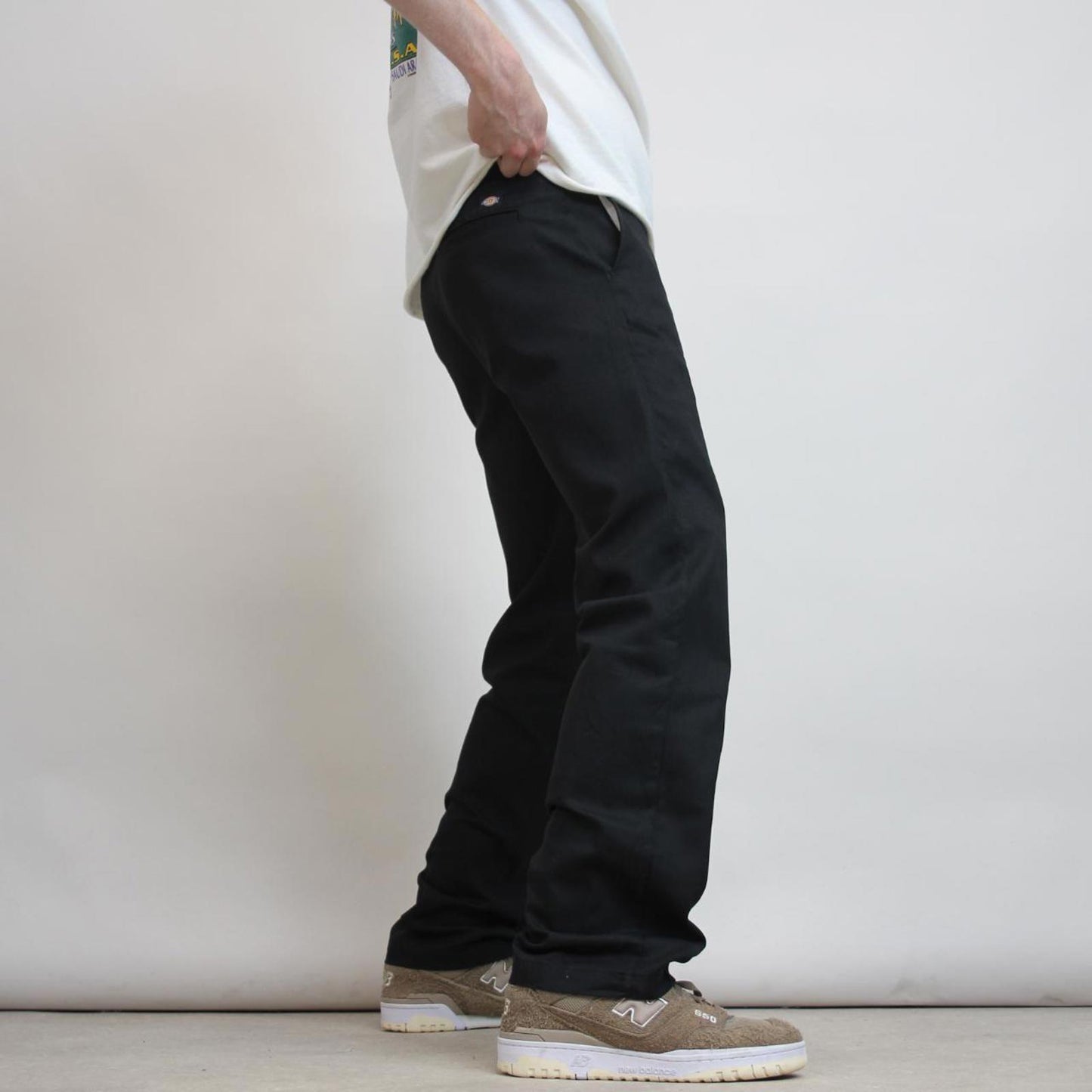 Women's Dickies 774 trousers 6R W32 L32 black Loose chino style skate pants