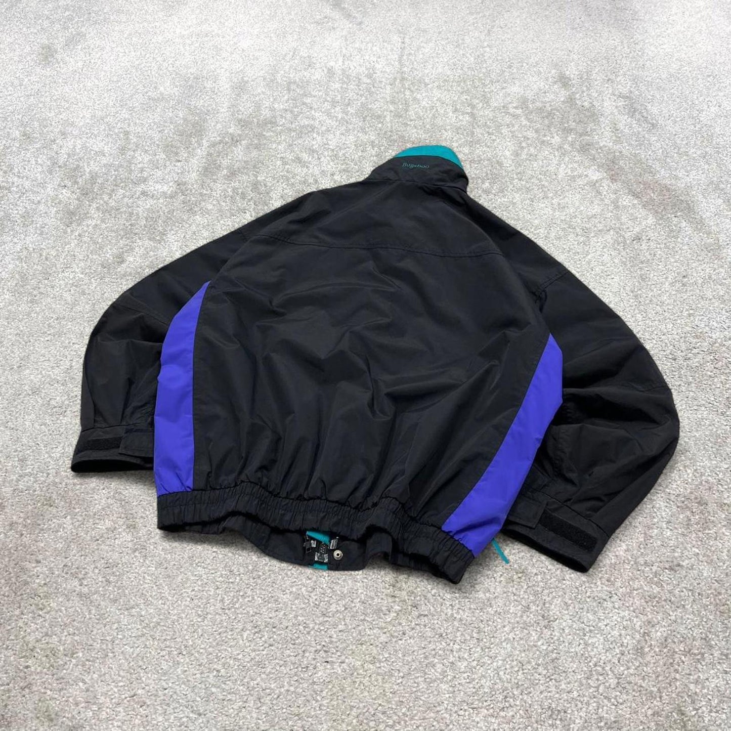 00s Columbia technical windbreaker jacket L men's black y2k style autumn