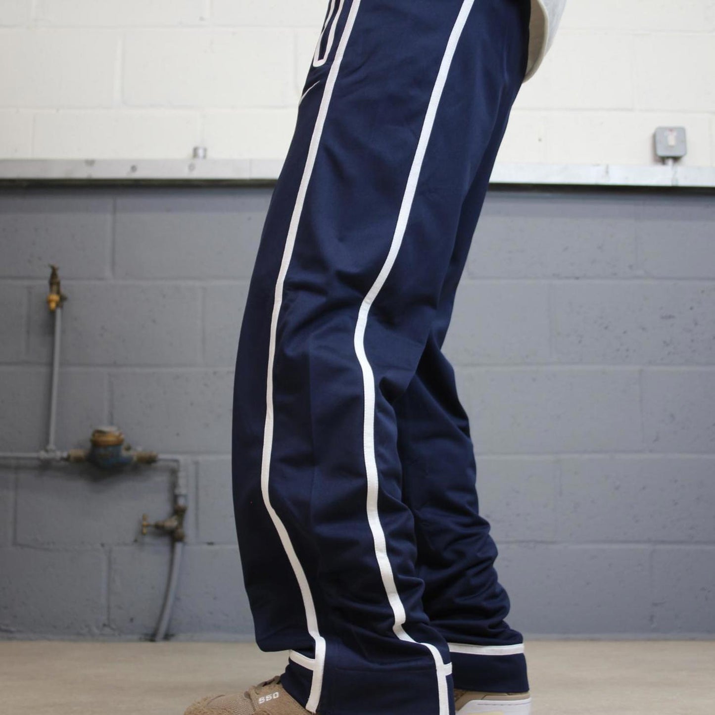 Baggy Nike Trackies XS navy Dri-Fit loose wide leg y2k style joggers