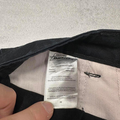 Dickies cargo shorts carpenter black summer canvas skate / work shorts festival