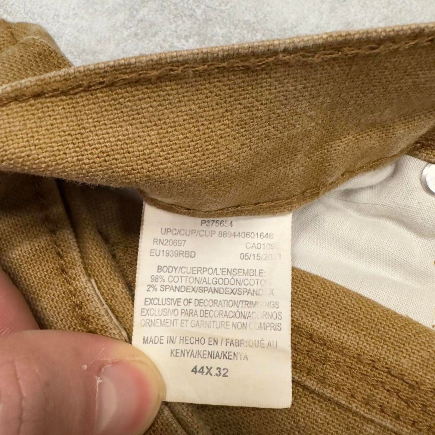 Mens Dickies carpenter jorts W44