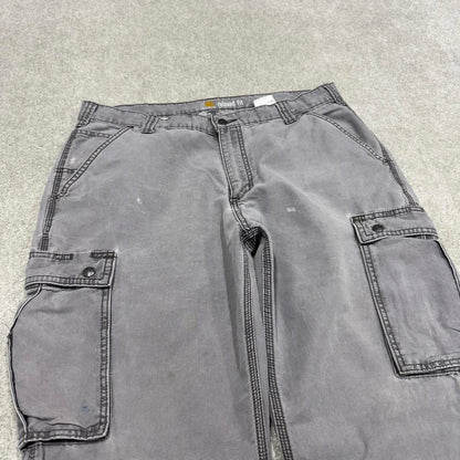 00s Carhartt cargo pants grey W38L30 90s skater style workwear cargos relaxed