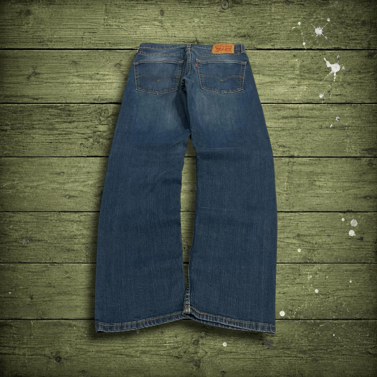 Y2K Levi’s 505 jeans W30L30 blue Straight fit 5 pocket belt loops red tab logo