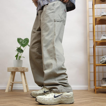 Vintage Wrangler carpenter jeans y2k Loose fit utility workwear cargo skate trousers