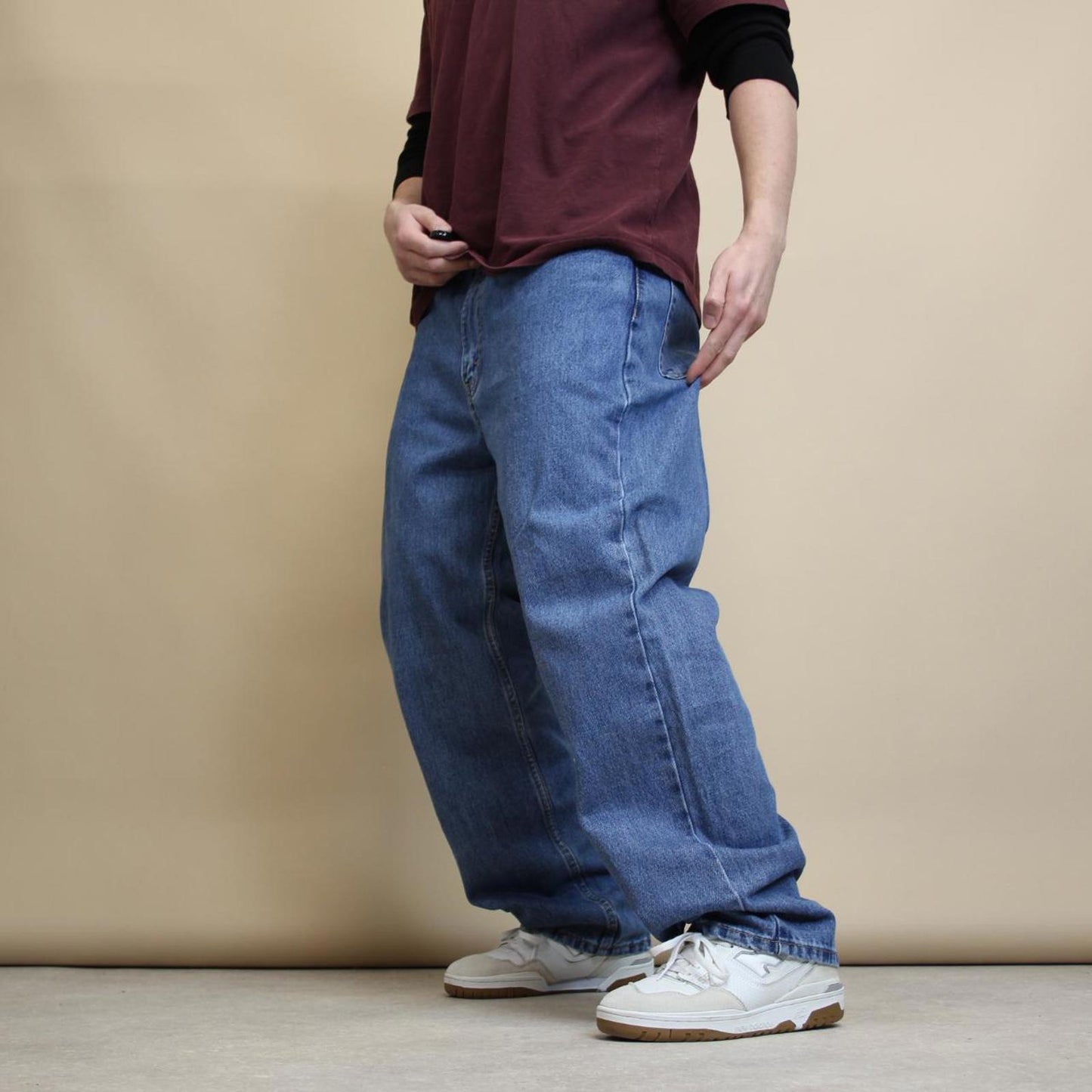 Blue baggy Levi's 550 jeans W38L30 wide leg