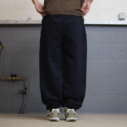 Champion sweatpants loose navy joggers Loose floaty embroidered logo Duke tracksuit bottoms