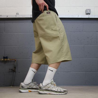 Baggy Dickies shorts carpenter khaki Twill chino skater style shorts long relaxed fit