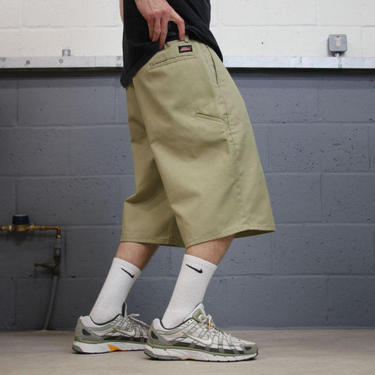 Baggy Dickies shorts carpenter khaki Twill chino skater style shorts long relaxed fit