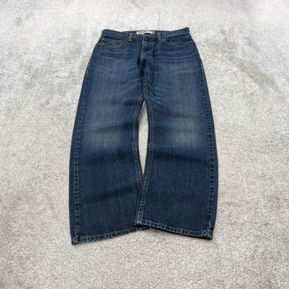Y2k Levi's 505 jeans straight leg blue Casual denim pants red tab logo