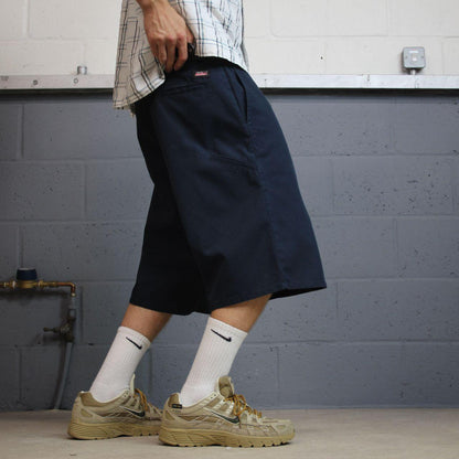 Dickies baggy carpenter shorts y2k navy Wide leg chino summer festival shorts
