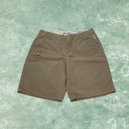 Y2k Columbia shorts technical hiking khaki Cotton summer festival shorts