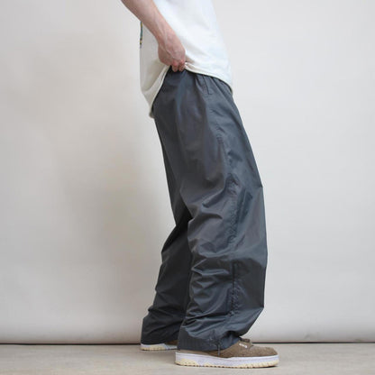 Grey Baggy Nike trackies XL loose y2k floaty leg joggers embroidered logo