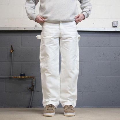Dickies y2k carpenter pants white painters cargos W32L30 skater style workwear