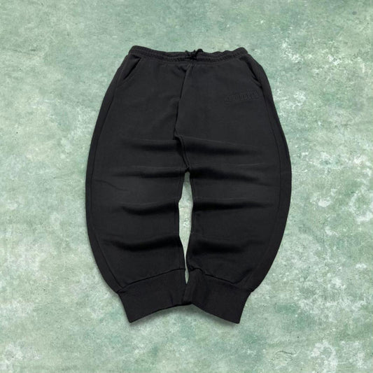 Vintage y2k Puma sweatpants black Loose drawstring gym joggers track pants