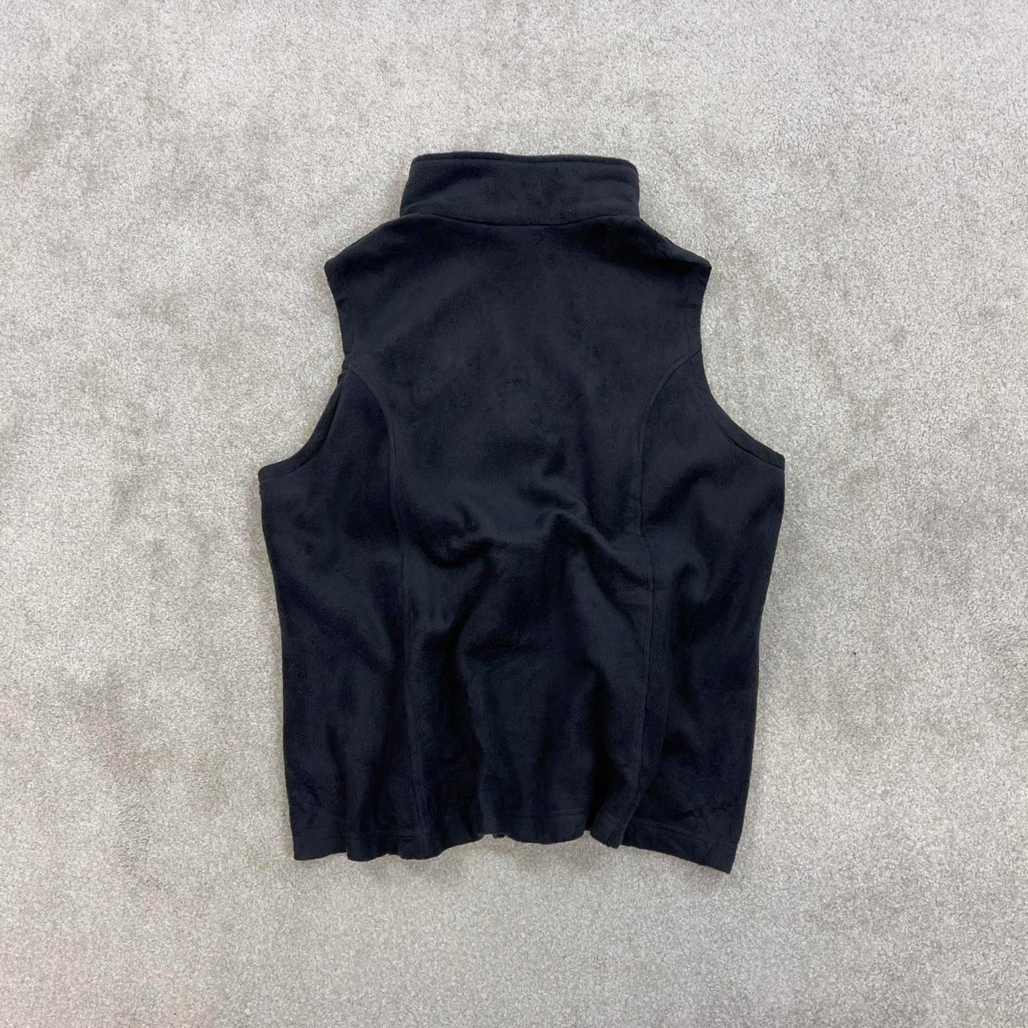 Black Columbia technical fleece gilet XL women's full zip up autumn fall fashion