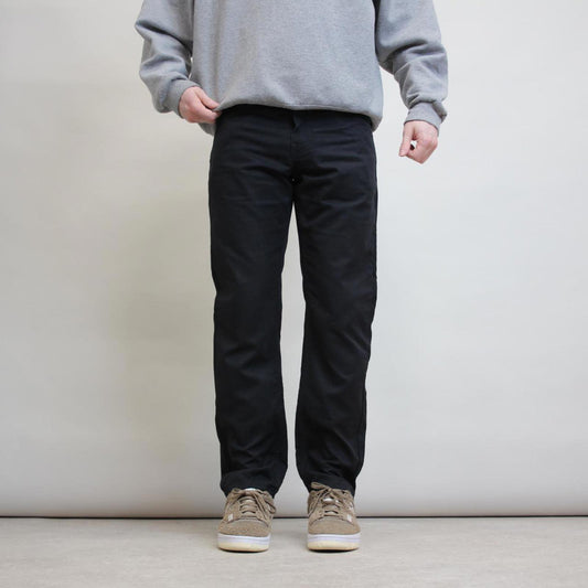 Black Dickies pants W32L29 chino style pants patch logo