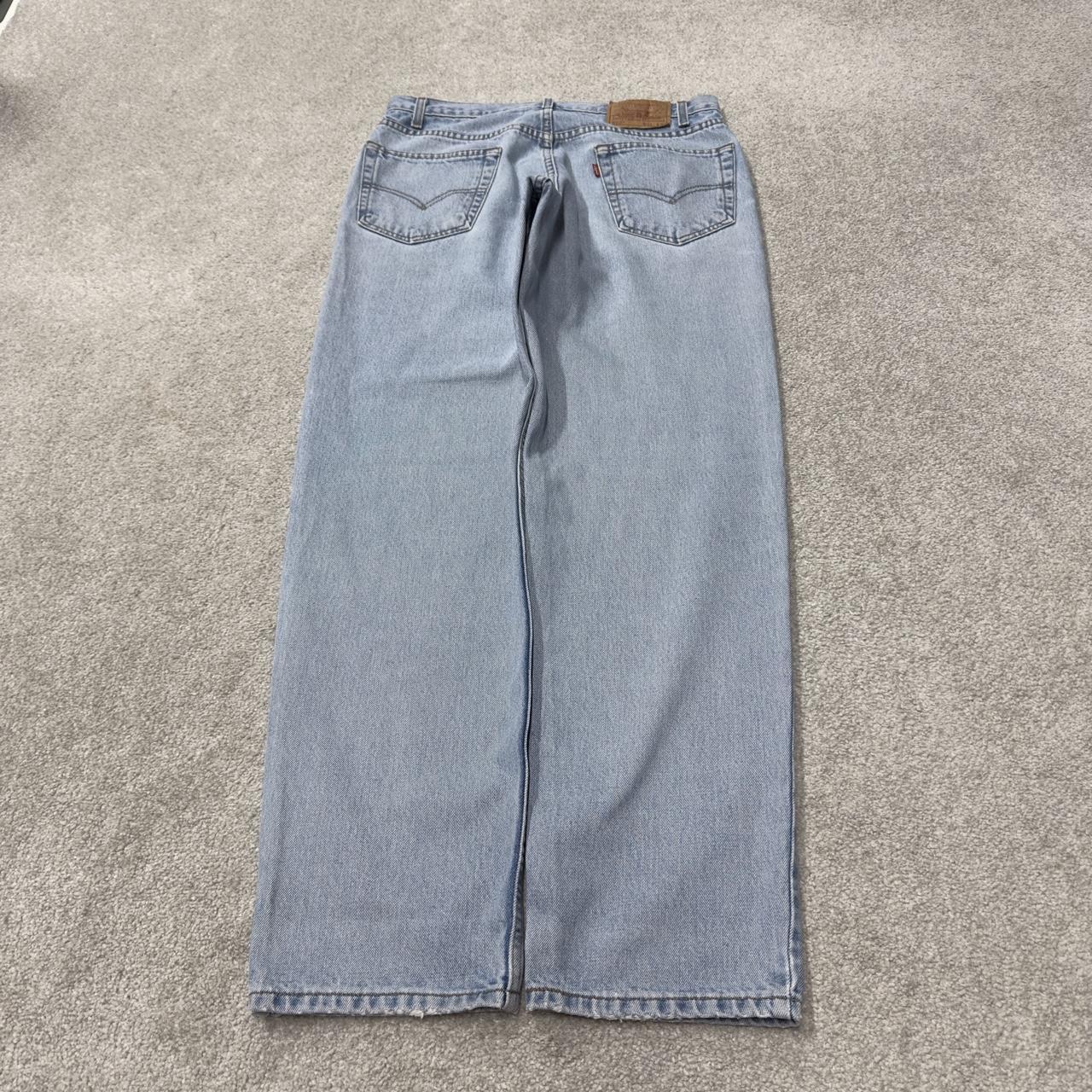 Levi’s 550 relaxed jeans y2k W33L32 washed blue loose leg streetwear style pants
