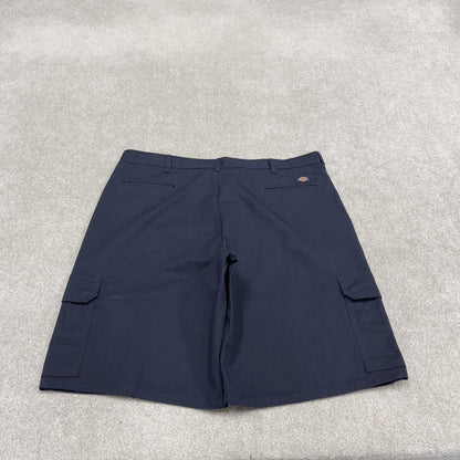 Y2K Dickies baggy cargo shorts skater style navy W40