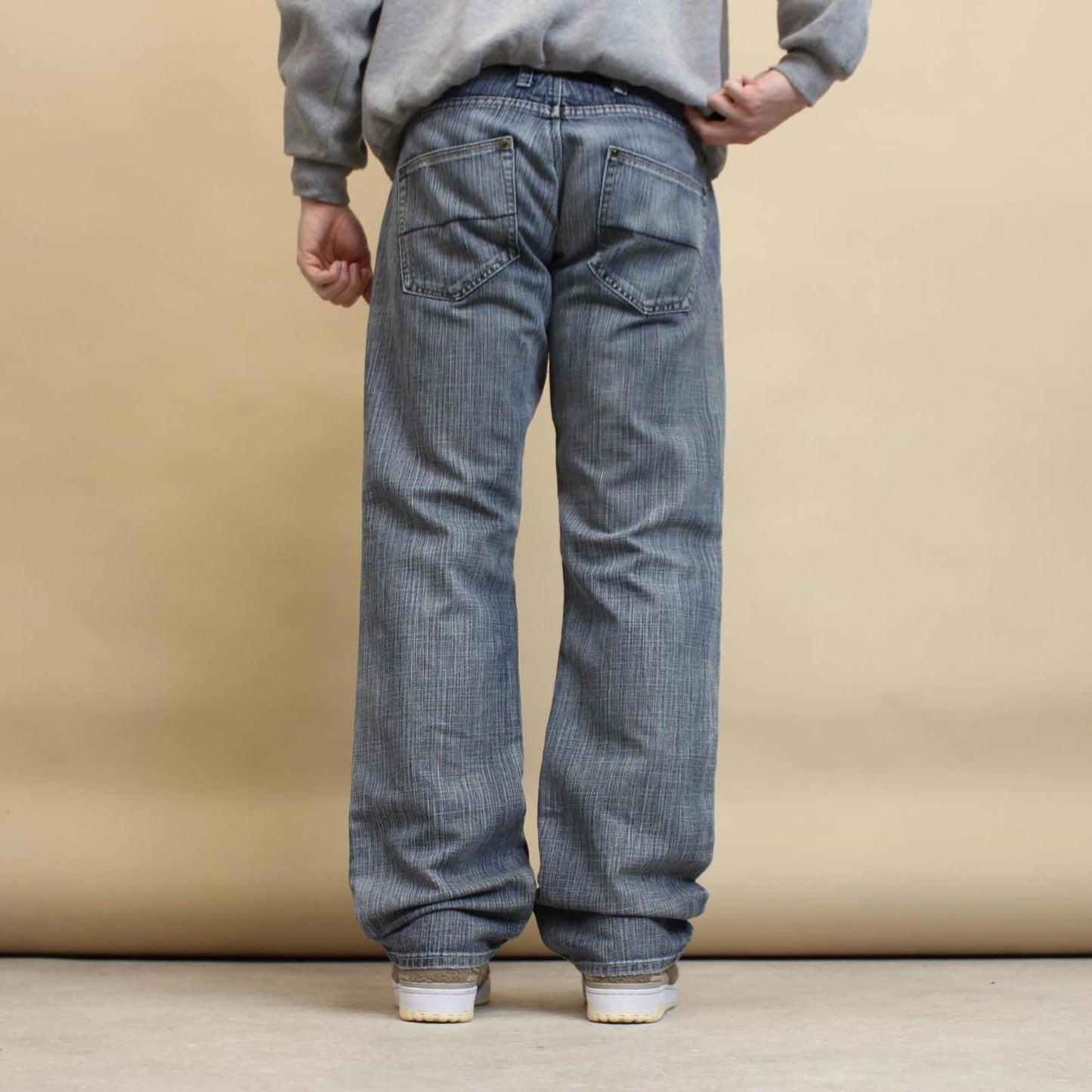 Blue Projek Raw jeans W34 L33 loose denim y2k hip hop jeans