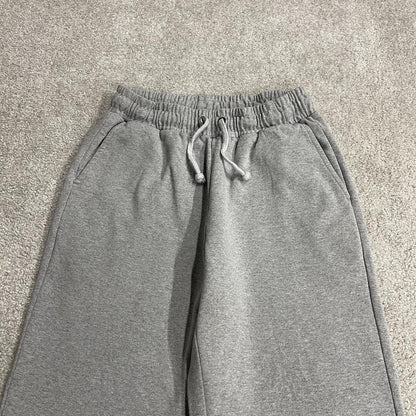 Y2K grey North Face joggers TNF sweat pants cuffed jogging bottoms patch logo