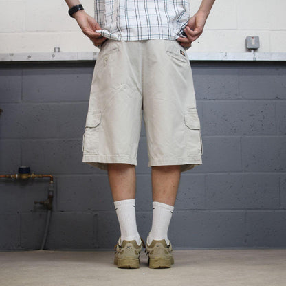 Dickies baggy chino shorts cargo beige Chino style skater shorts wide leg festival