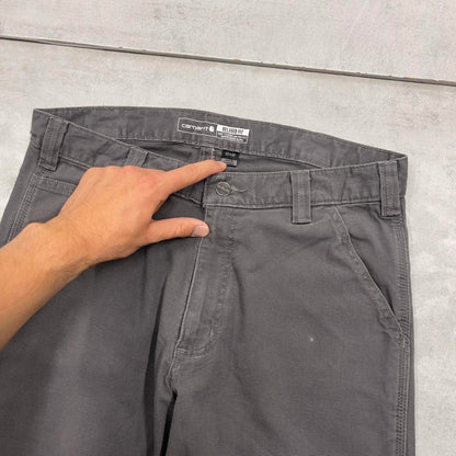 Carhartt carpenter pants W33L30 grey relaxed 90s skater style cargos