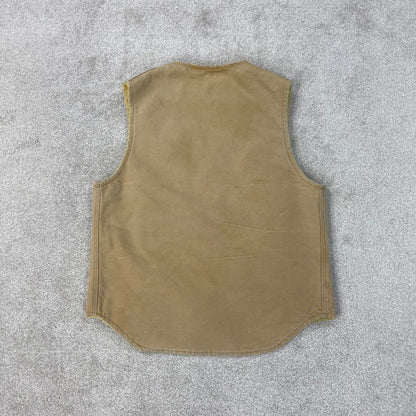 Tan vintage 1989 Carhartt Gilet S