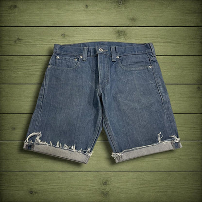 Y2K Levi’s denim shorts W32 blue 100% cotton denim jorts with red tab logo