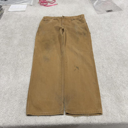 Baggy Dickies carpenter jeans tan Skater / workwear style canvas cargo pants