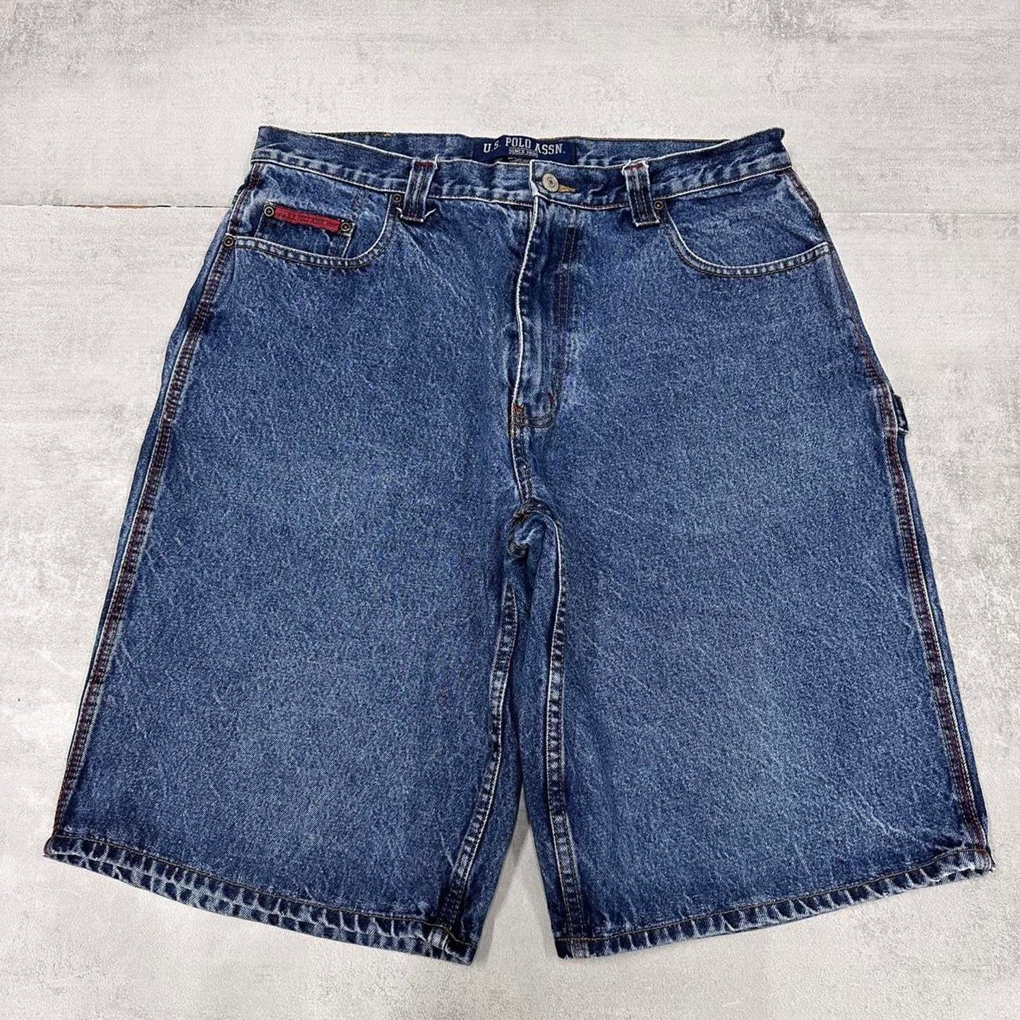 Baggy Polo Assn carpenter jorts W34