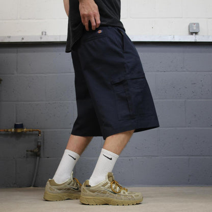 Dickies baggy cargo shorts navy Chino style skater shorts wide leg festival
