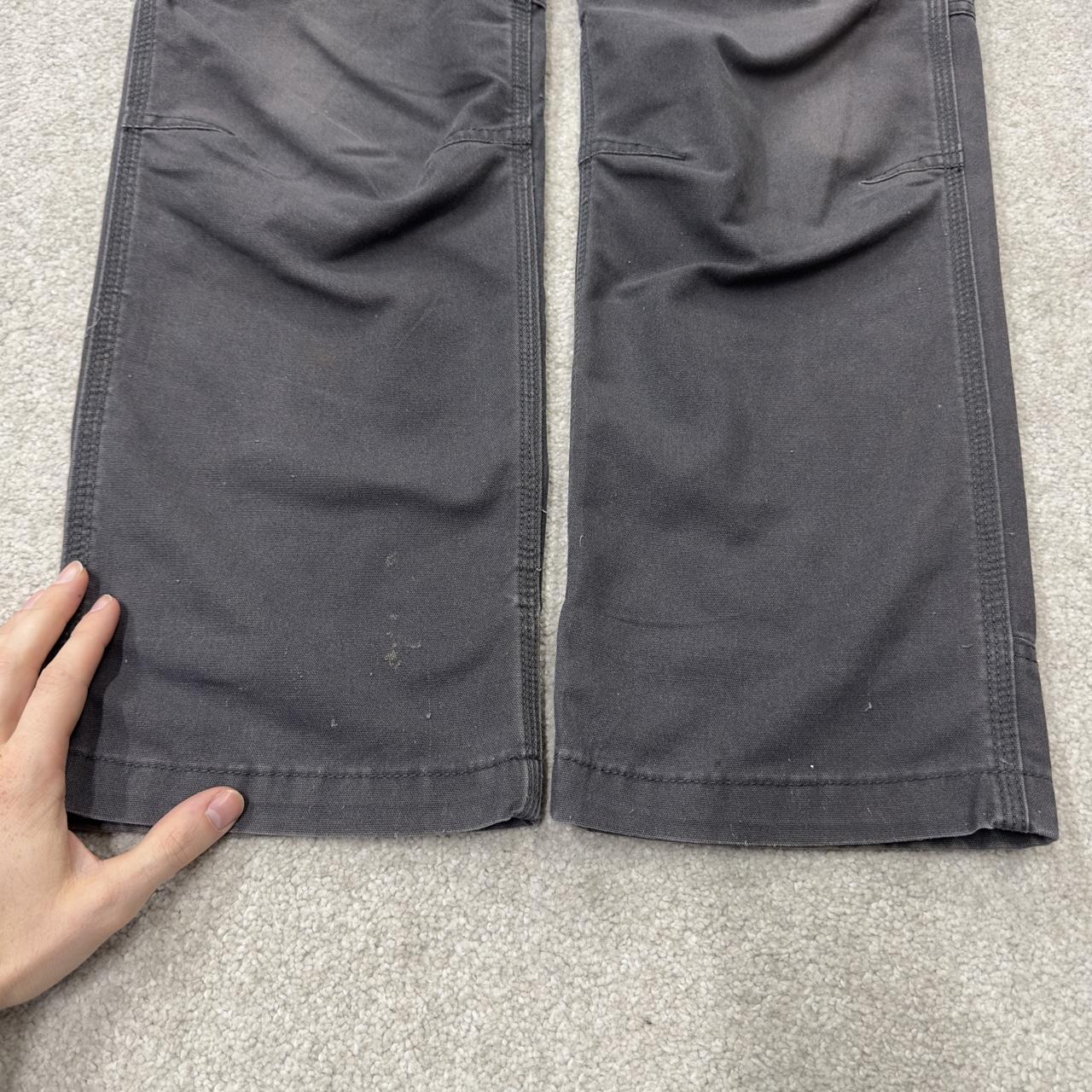 Carhartt carpenter pants relaxed y2k grey Loose straight leg skater style workwear pants