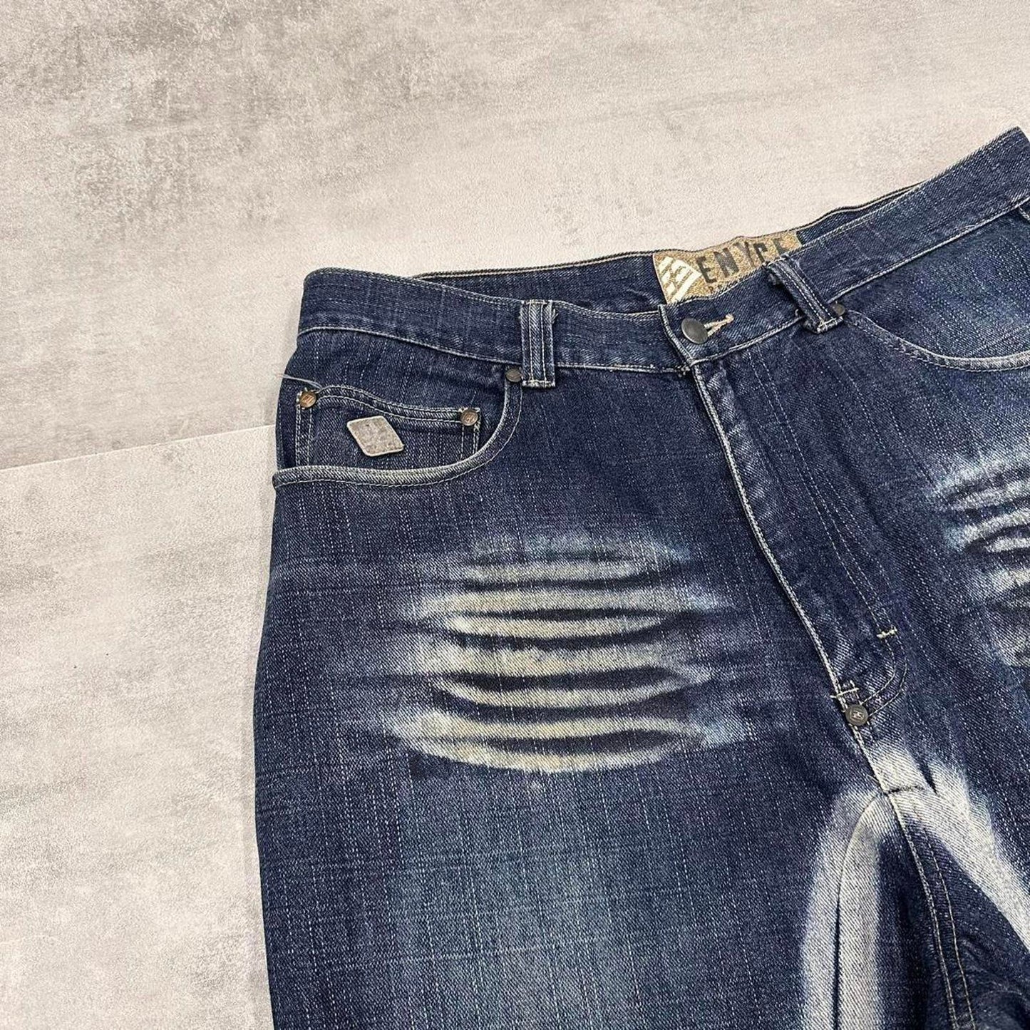 Baggy Enyce jorts W34 long wide leg 90s style skater shorts