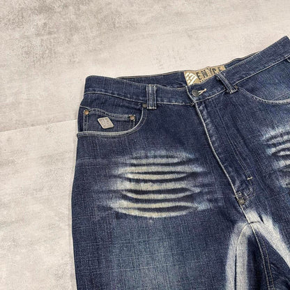 Baggy Enyce jorts W34 long wide leg 90s style skater shorts