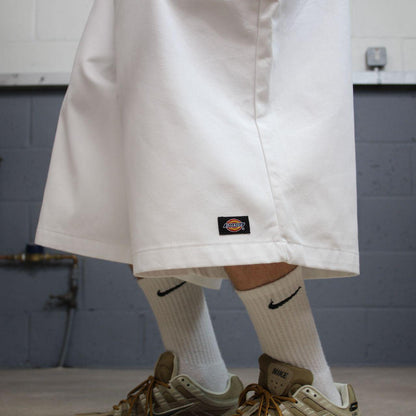 Dickies extra baggy shorts carpenter white Twill chino wide leg skater style shorts cargo
