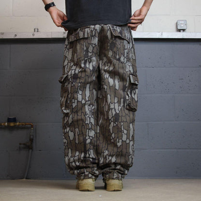 Duxback camo cargo pants y2k utility brown Trebark camouflage utility hunting cargos