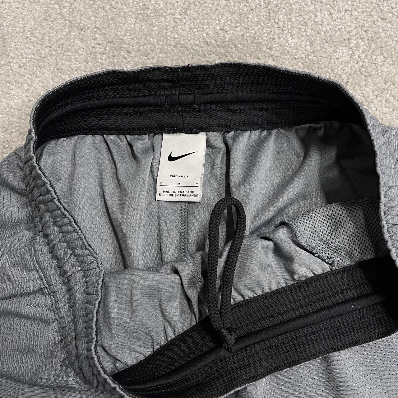Nike sports shorts y2k Dri-Fit grey Loose floaty embroidered summer gym shorts