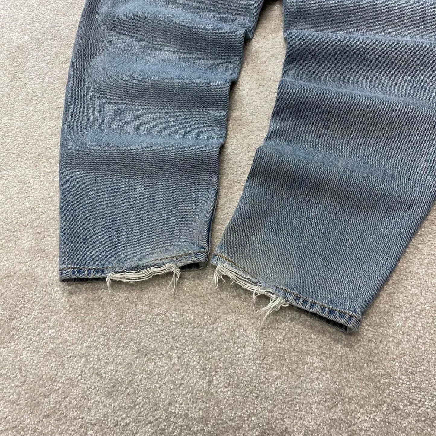 Levis 560 baggy jeans W33L30 blue loose tapered fit denim 90s skater style pants red tab 100% cotton