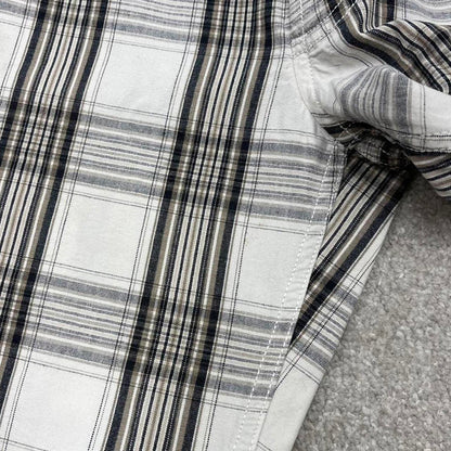 Y2k loose Levi's checkered shorts skater style white Loose check summer festival shorts