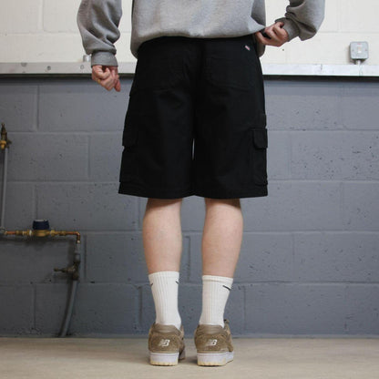 Y2k Dickies cargo work shorts black Ripstop style skater shorts loose utility