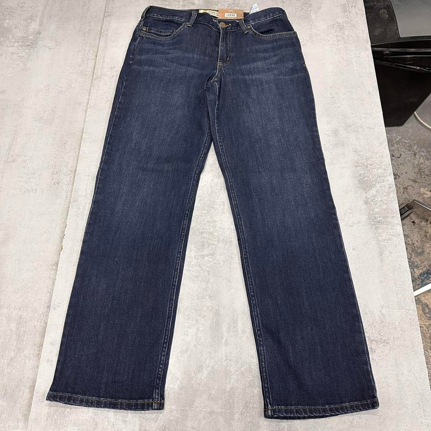 Blue Carhartt jeans, size 8 W32L30 denim original fit straight leg