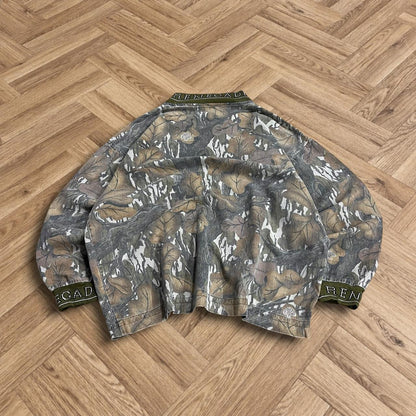 Vintage Renegade camo paintball jersey 90s Boxy fit Mossy Oak camouflage long-sleeved drill top