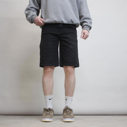 Mens BLACK Dickies carpenter jorts W30