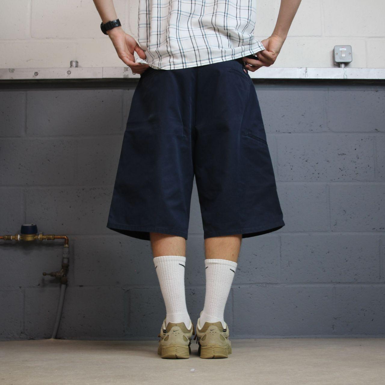 Dickies baggy carpenter shorts y2k loose fit navy Twill chino skater style cargo shorts