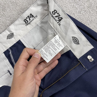 Dickies 874 work pants y2k navy original fit Loose chino 90s skater style trousers