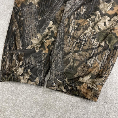Baggy camo cargo pants Y2K khaki Mossy Oak camouflage outdoors hunting utility