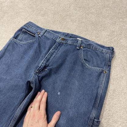 Denim carpenter jeans y2k W38L32 blue Straight leg skater style work cargos