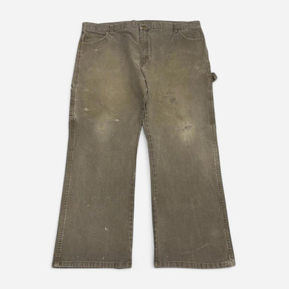 Dickies carpenter jeans W42 L30 khaki loose canvas skater style cargos