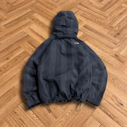 North Face HyVent ski jacket women's checkered TNF snow boarding waterproof coat hooded technical